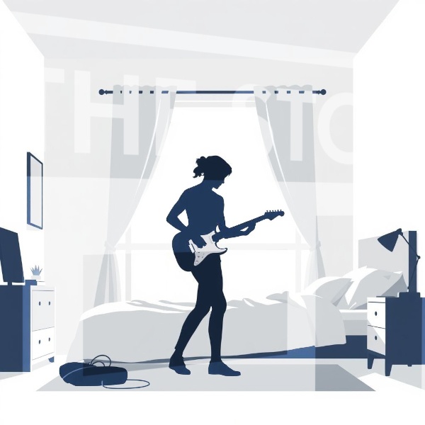 【イラスト素材】エレキギター1