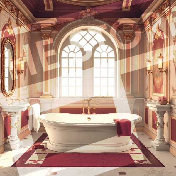 【イラスト素材】バスルーム