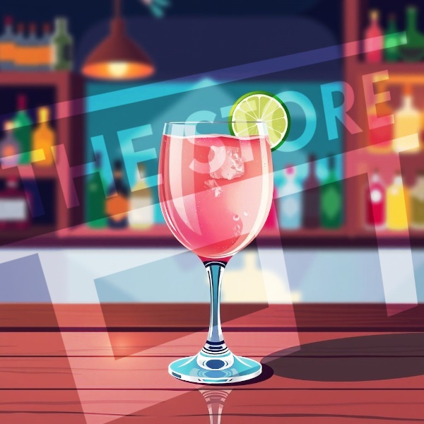 【イラスト素材】カクテル1