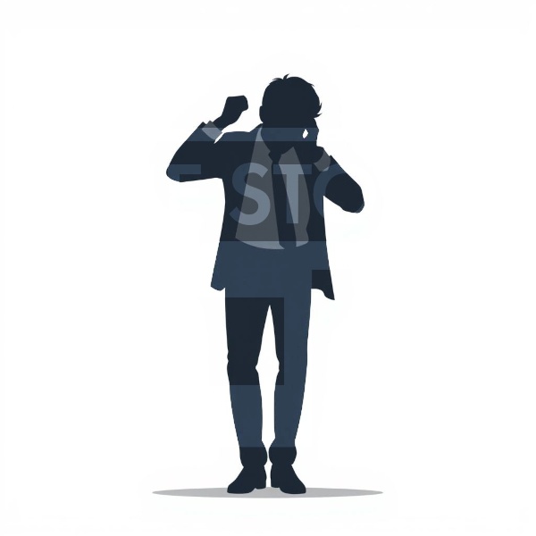 【イラスト素材】男性会社員