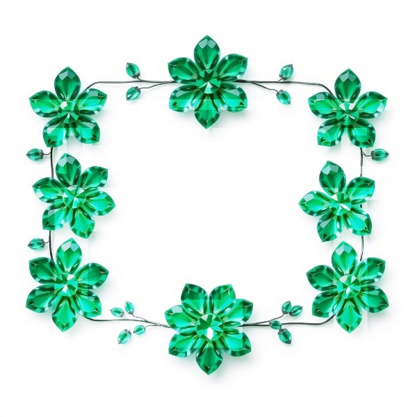 【イラスト素材】宝石の花1