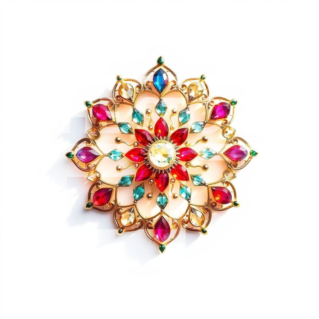 【イラスト素材】ブローチ1