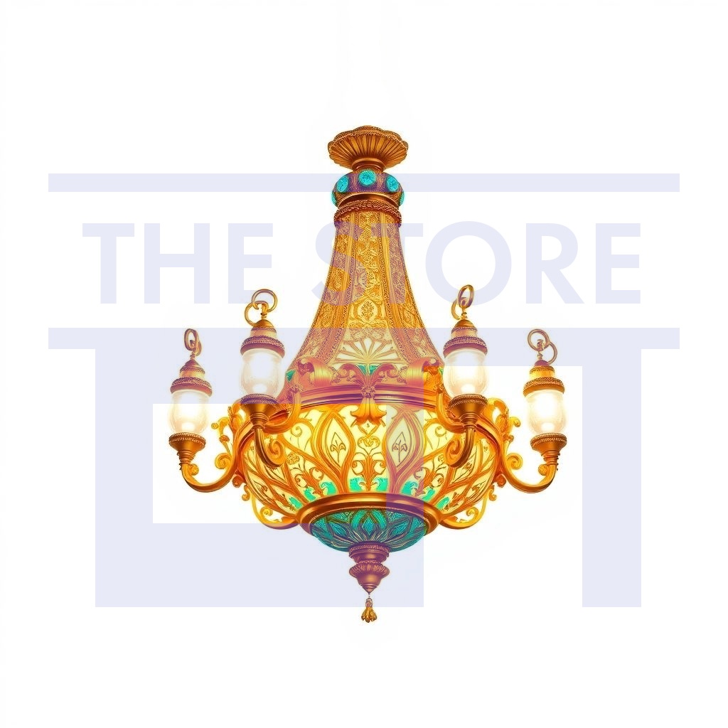 【イラスト素材】シャンデリア