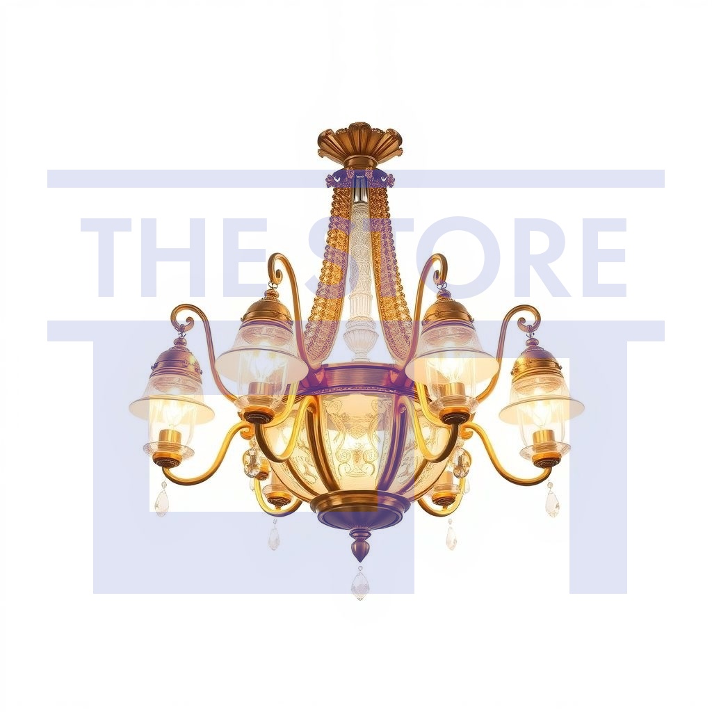 【イラスト素材】シャンデリア