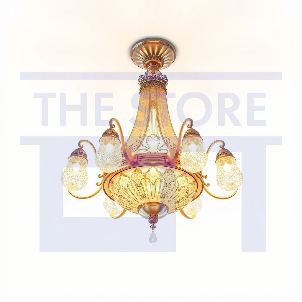 【イラスト素材】シャンデリア