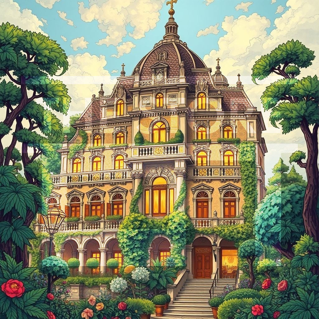 【イラスト素材】ホテル