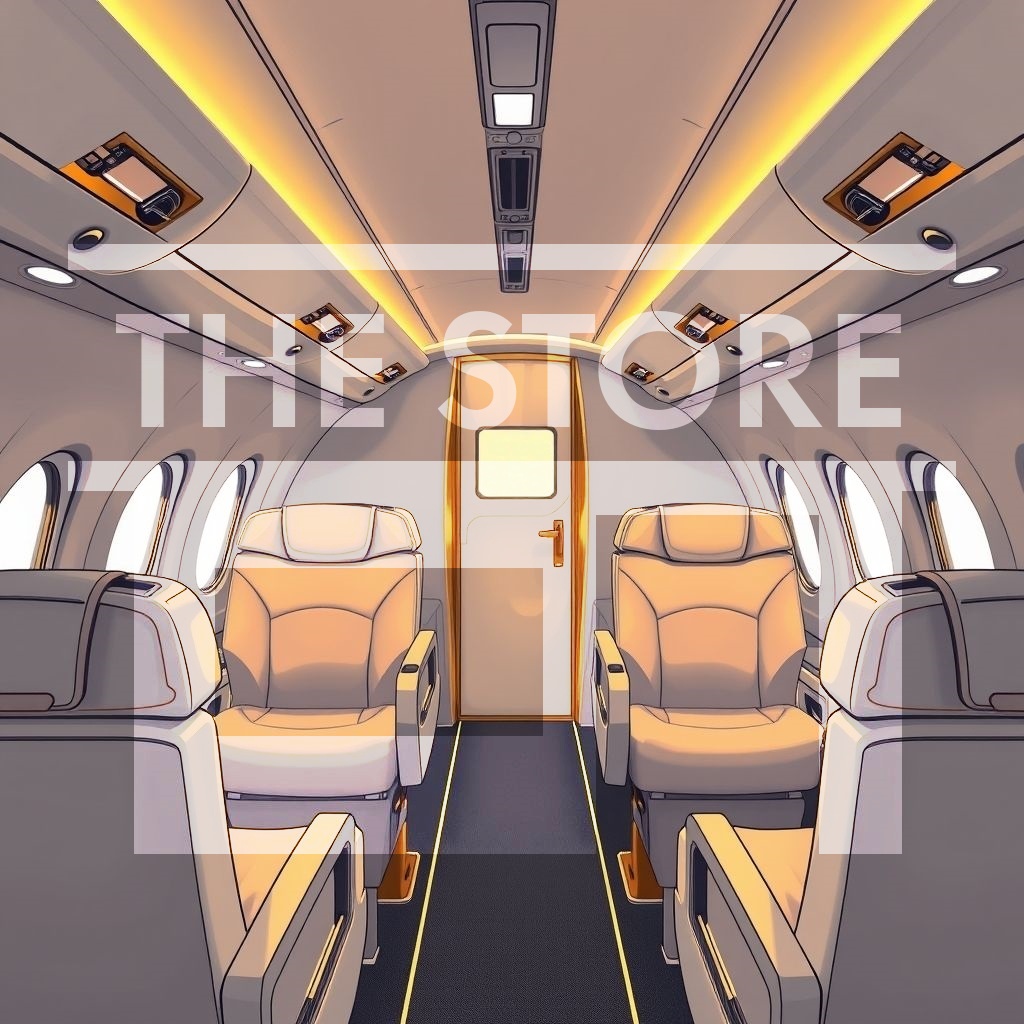 【イラスト素材】飛行機の旅