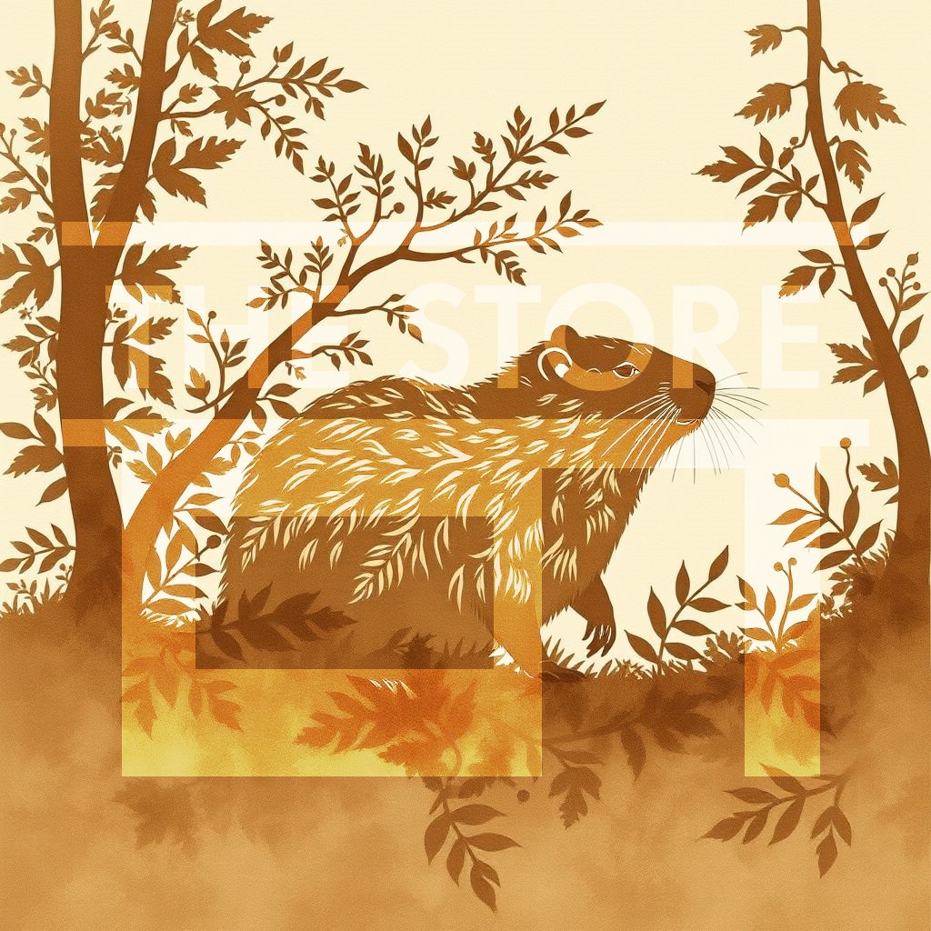 【イラスト素材】動物と植物