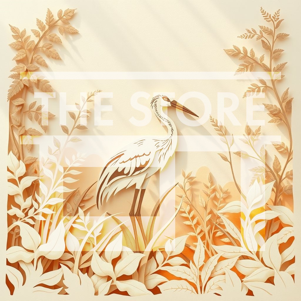 【イラスト素材】動物と植物