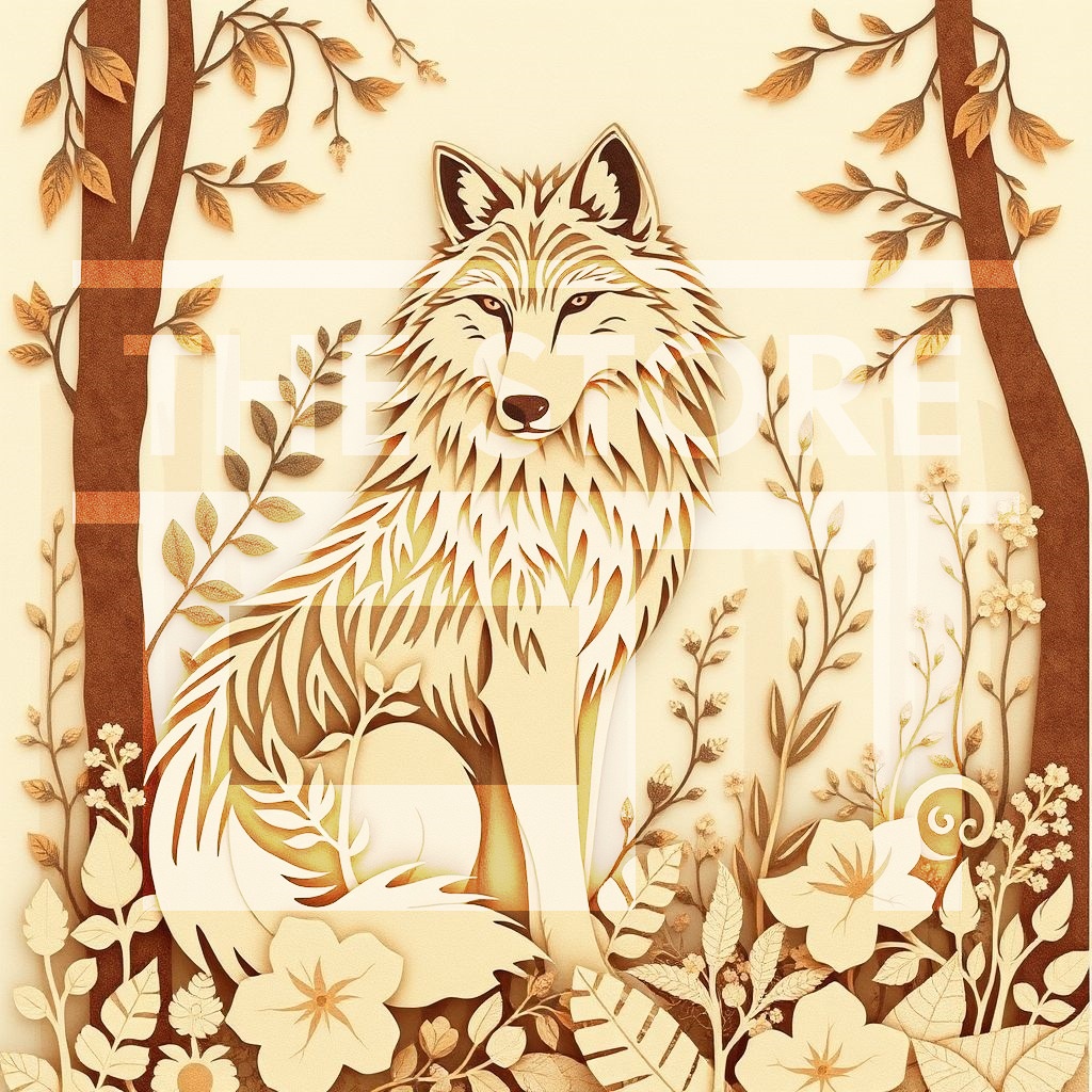 【イラスト素材】動物と植物