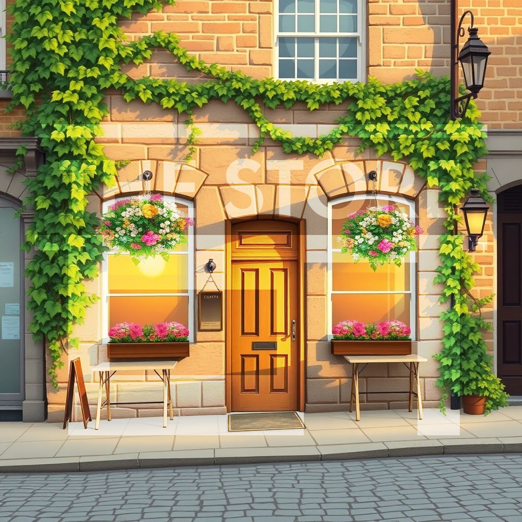 【イラスト素材】カフェ