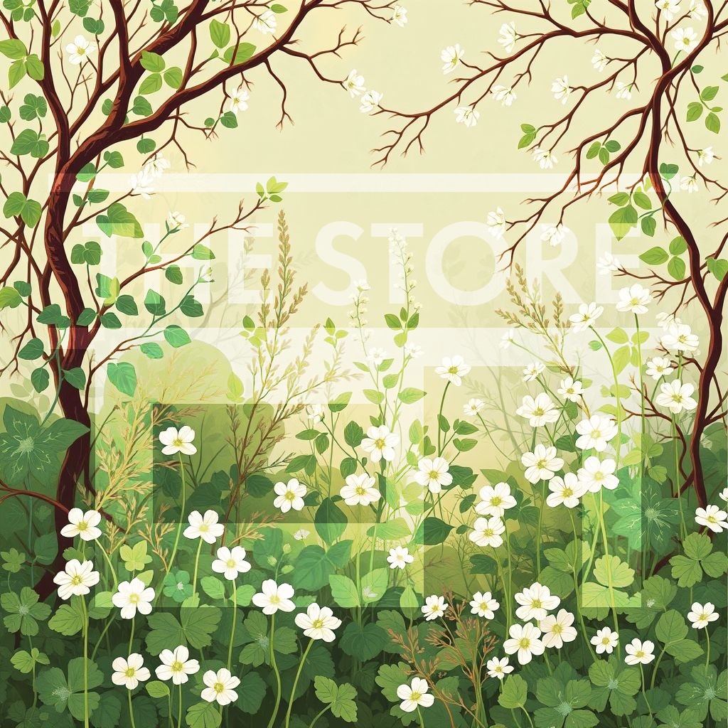 【イラスト素材】色々な植物