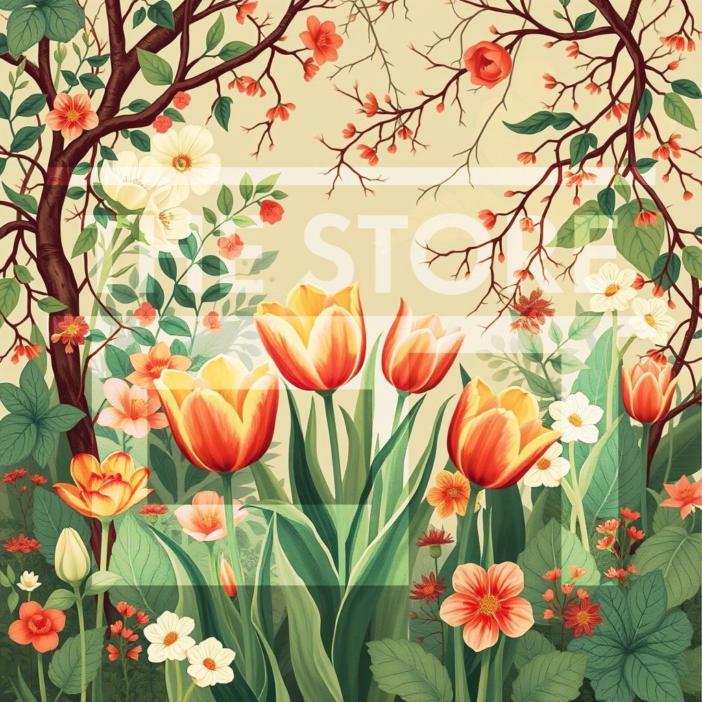 【イラスト素材】色々な植物