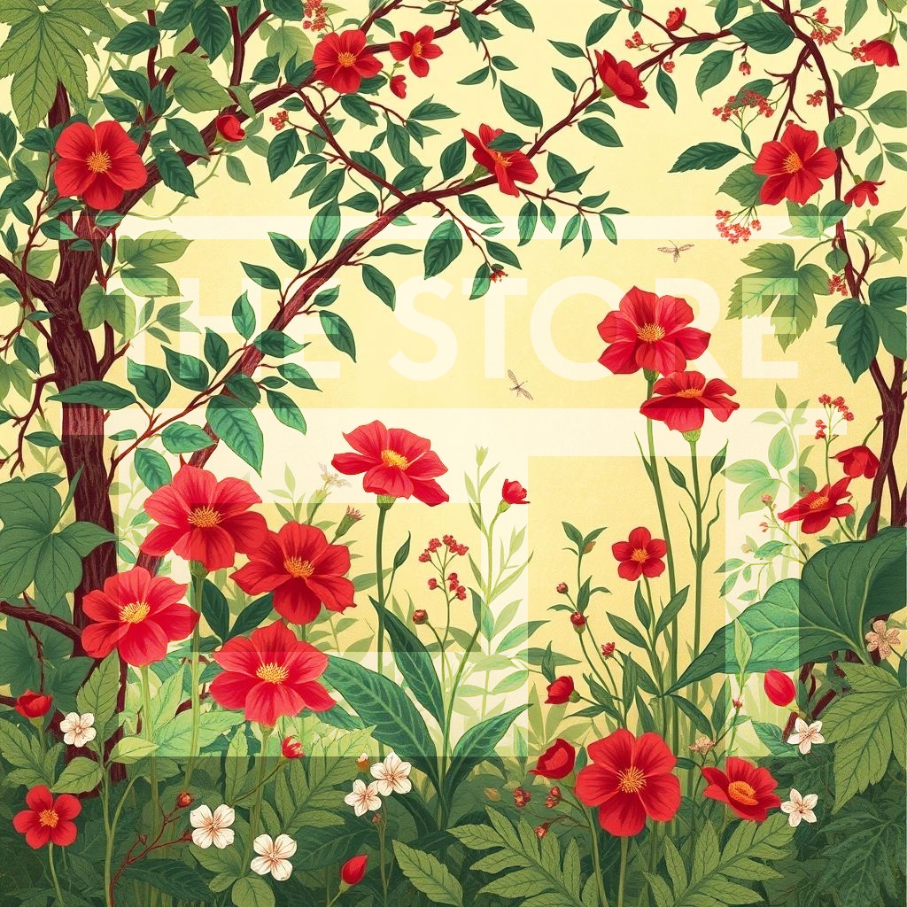 【イラスト素材】色々な植物