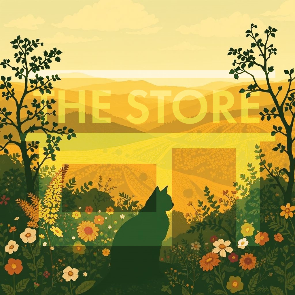 【イラスト素材】猫のシルエット