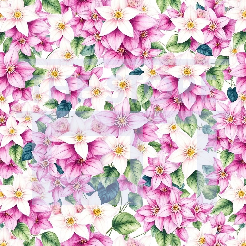 【イラスト素材】花の背景