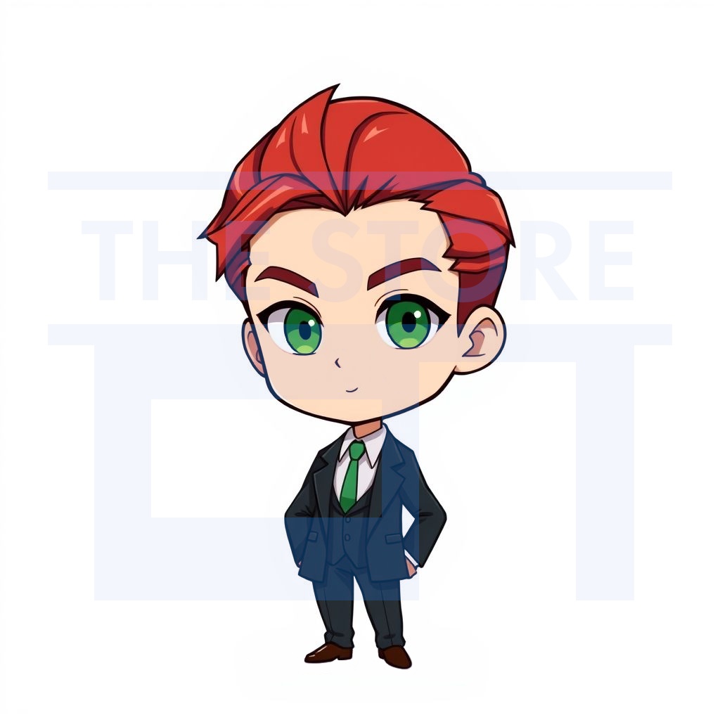 【イラスト素材】会社員のちびキャラ