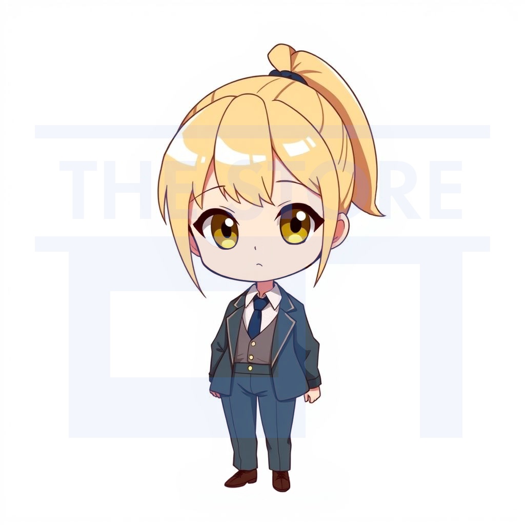 【イラスト素材】会社員のちびキャラ