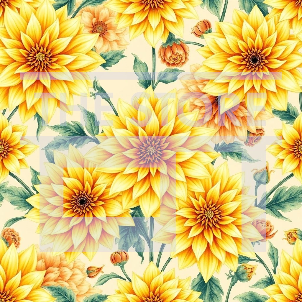 【イラスト素材】花柄
