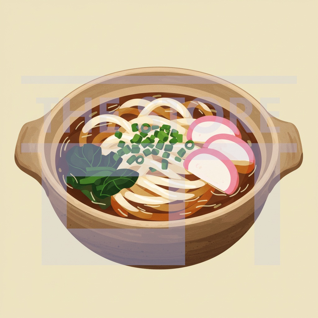 【イラスト素材】うどん