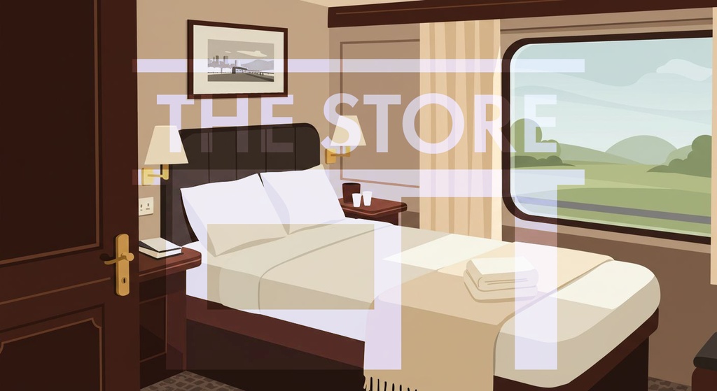 【イラスト素材】寝台列車