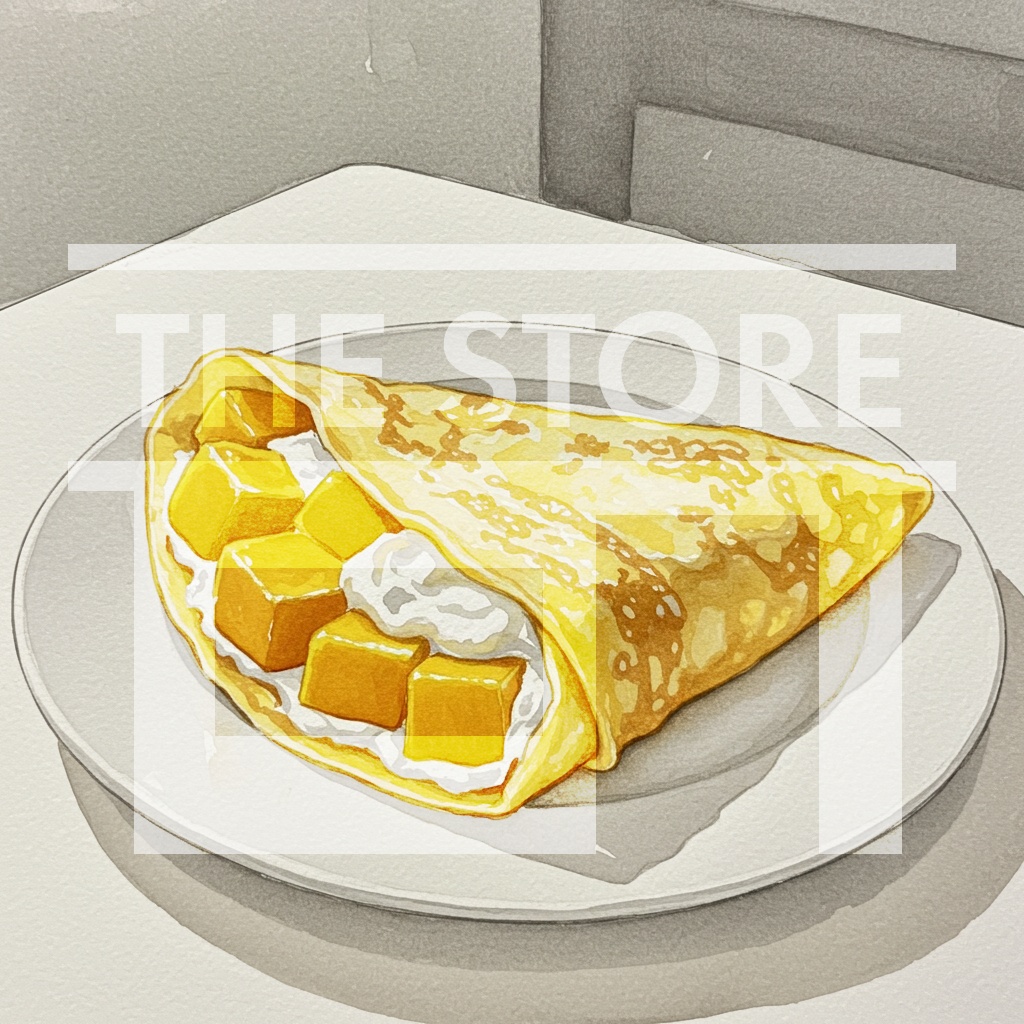 【イラスト素材】クレープ