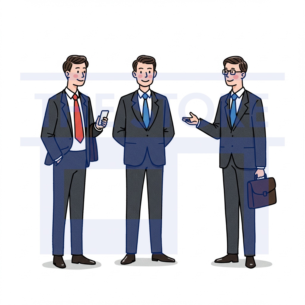 【イラスト素材】ビジネスマン