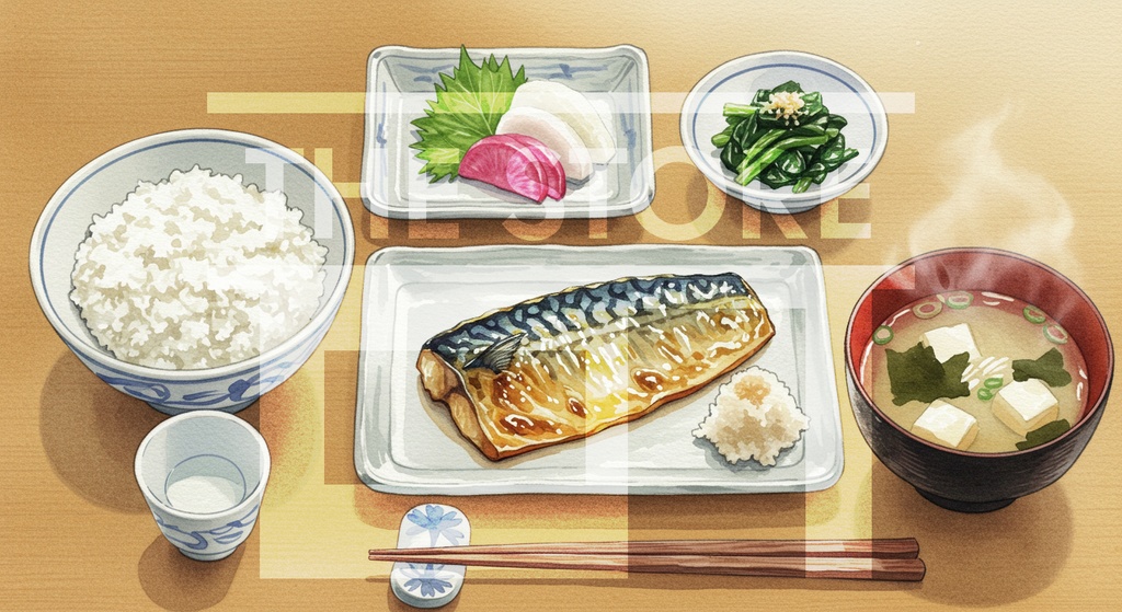 【イラスト素材】定食