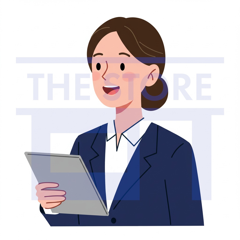 【イラスト素材】ビジネスウーマン