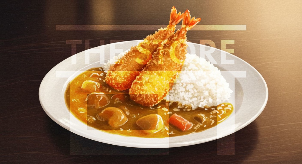 【イラスト素材】カレーライス
