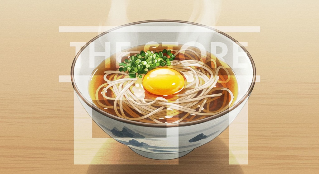 【イラスト素材】そば