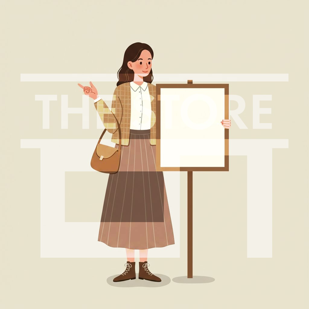 【イラスト素材】メッセージボード