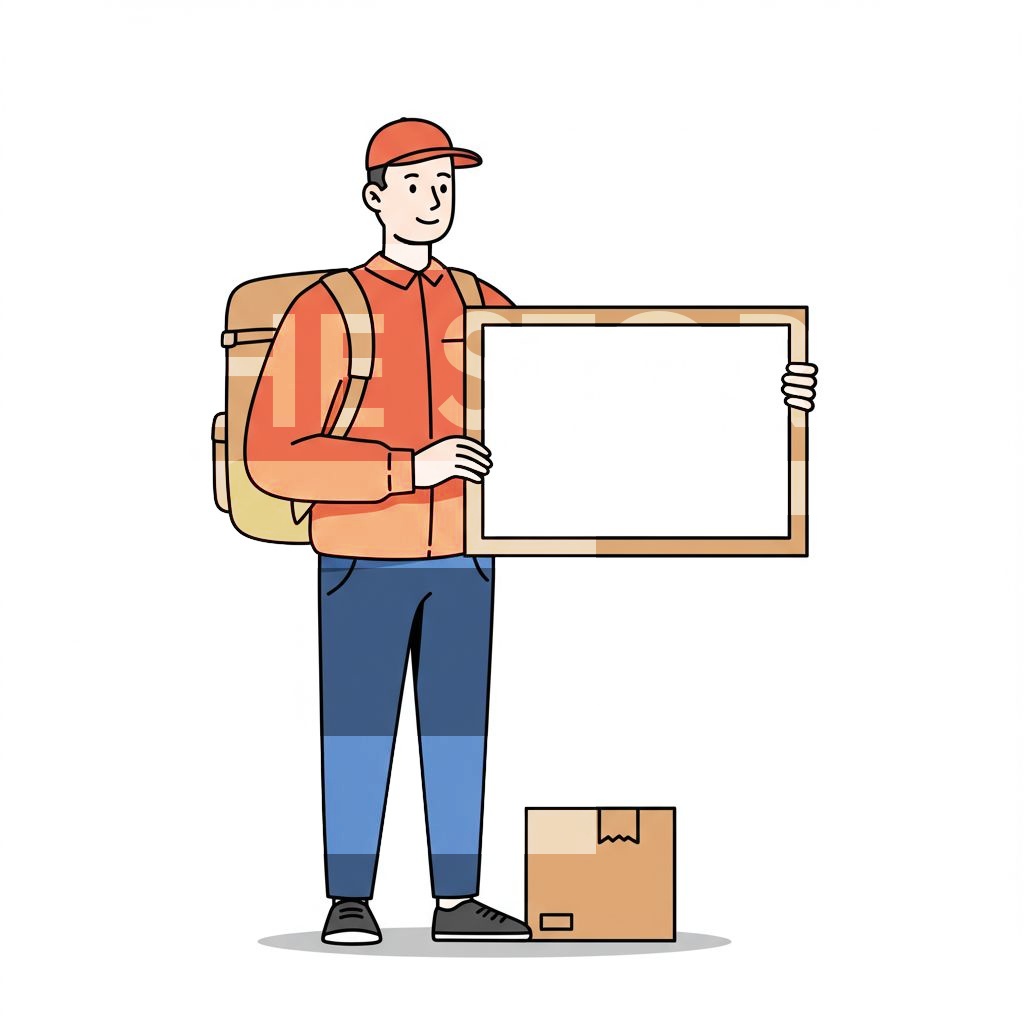 【イラスト素材】メッセージボード