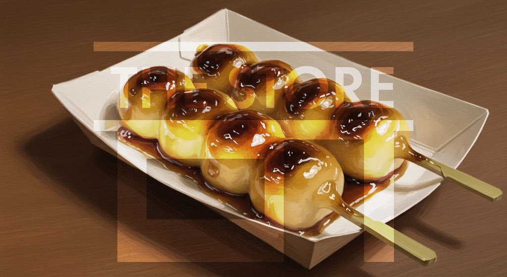 【イラスト素材】屋台の食べ物