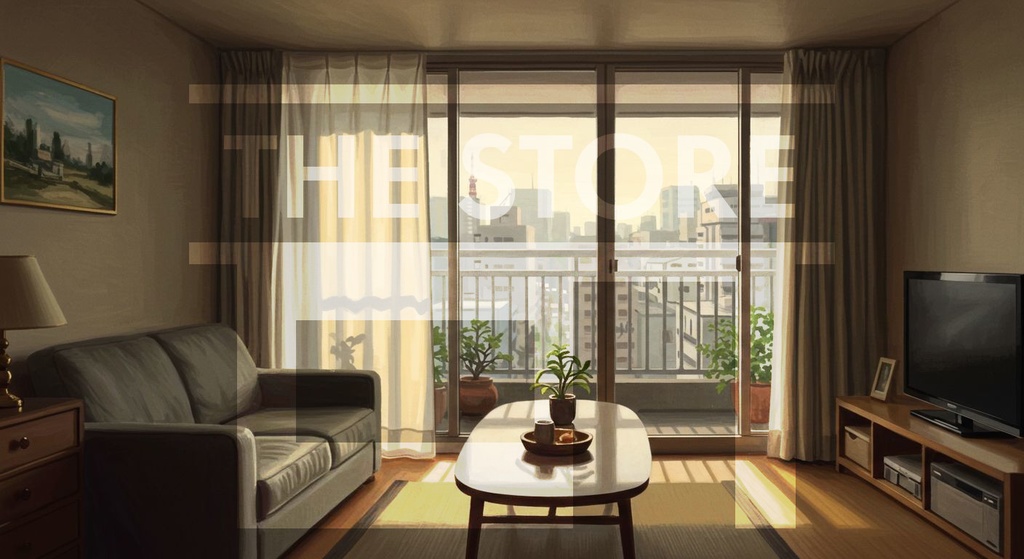 【イラスト素材】アパート