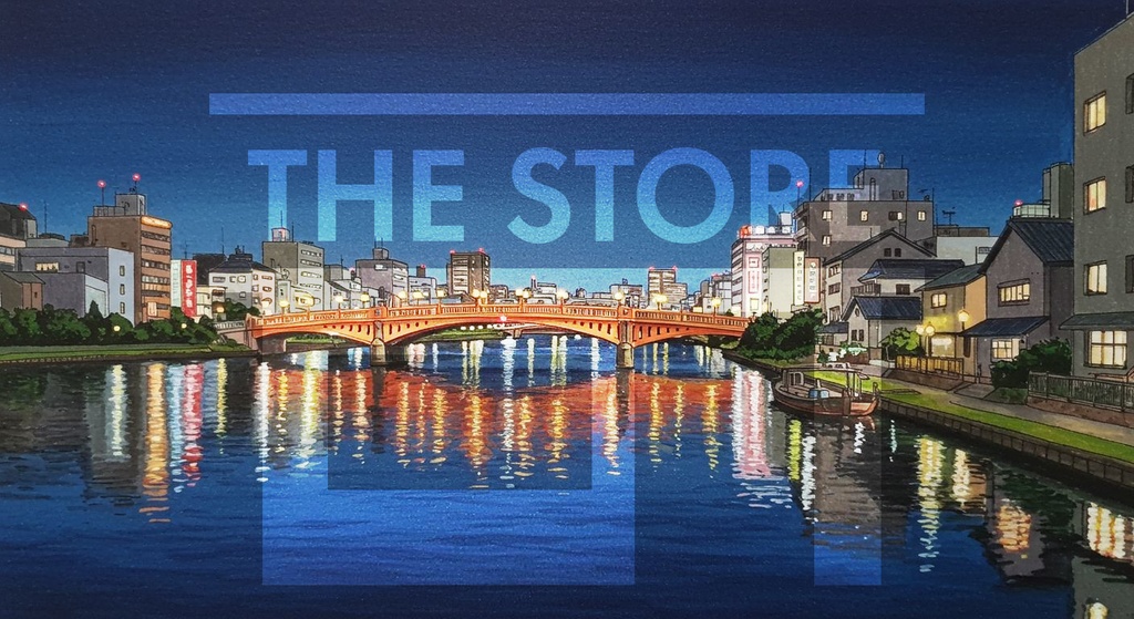 【イラスト素材】街の風景