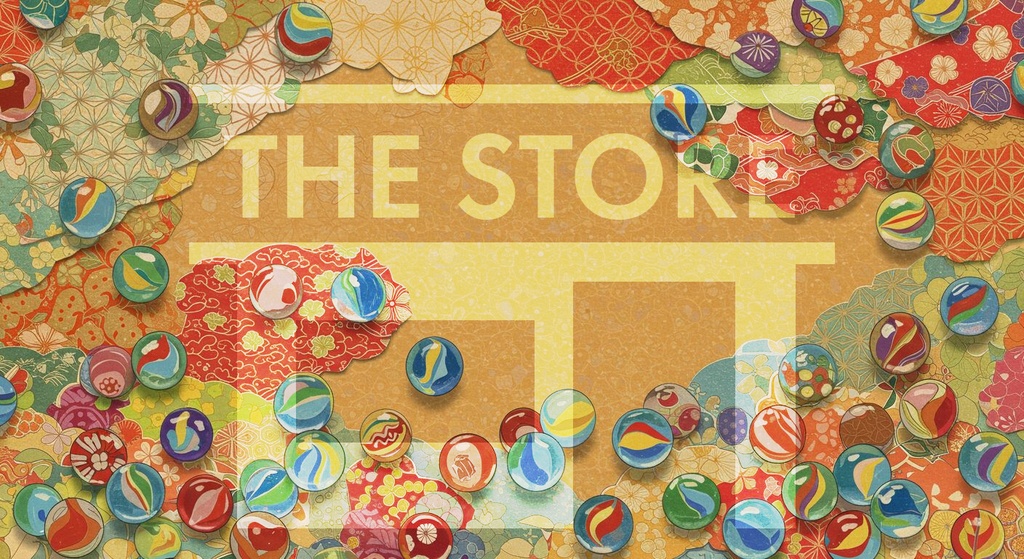 【イラスト素材】浮世絵風の夏のイラスト