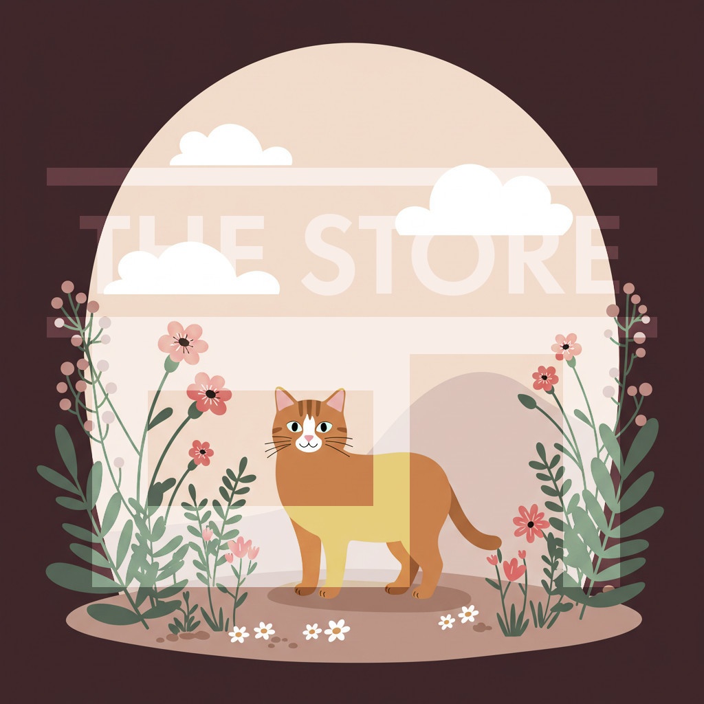 【イラスト素材】いろいろな猫のイラスト