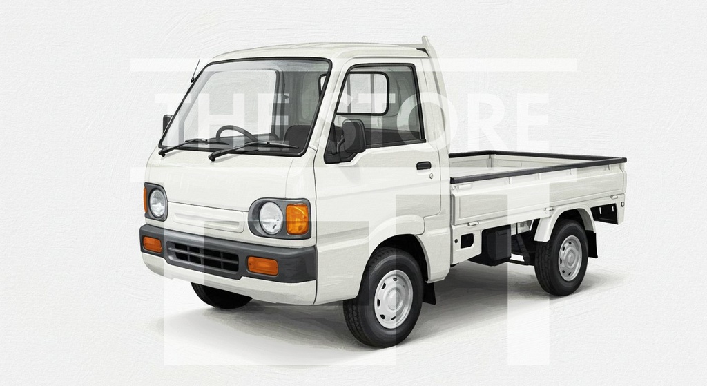 【イラスト素材】軽トラのイラスト