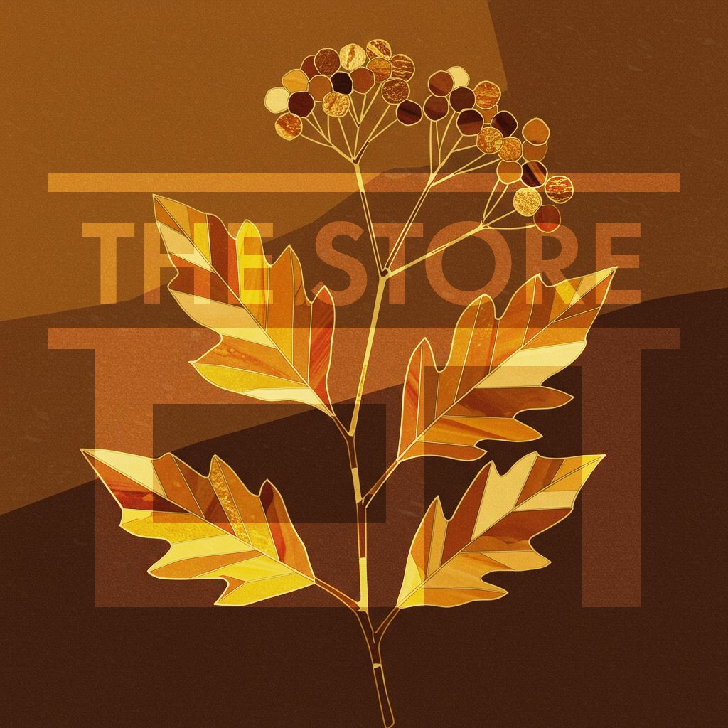 【イラスト素材】秋の模様とイラスト