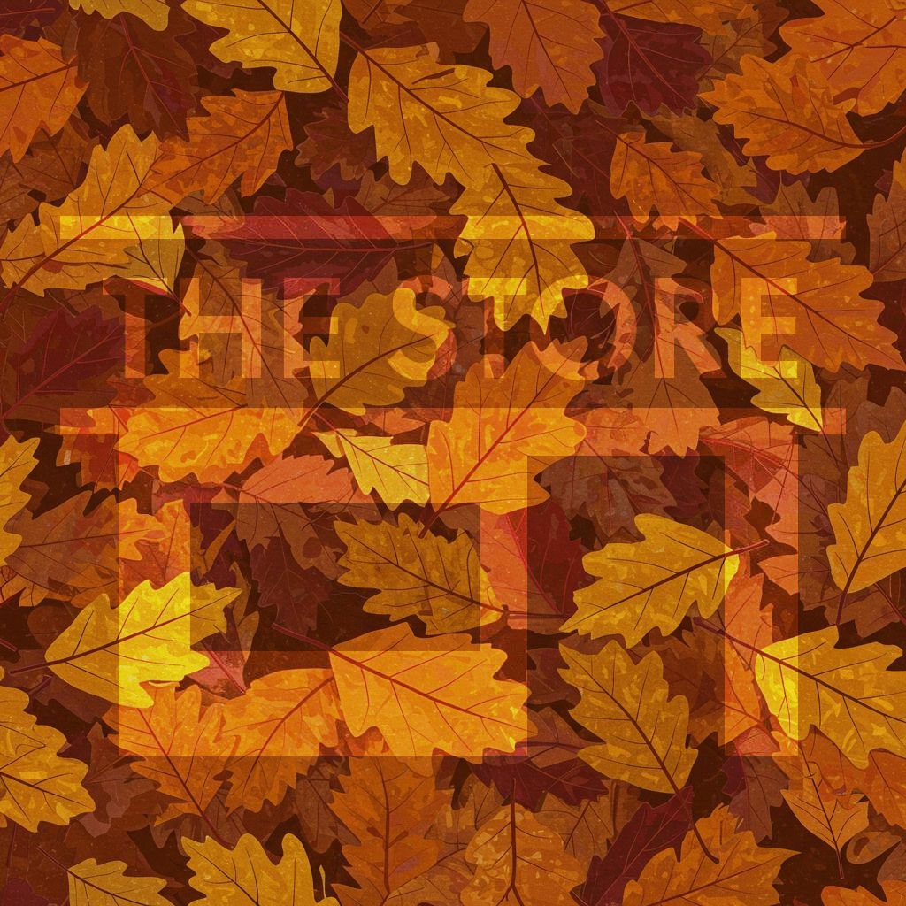 【イラスト素材】秋の模様とイラスト