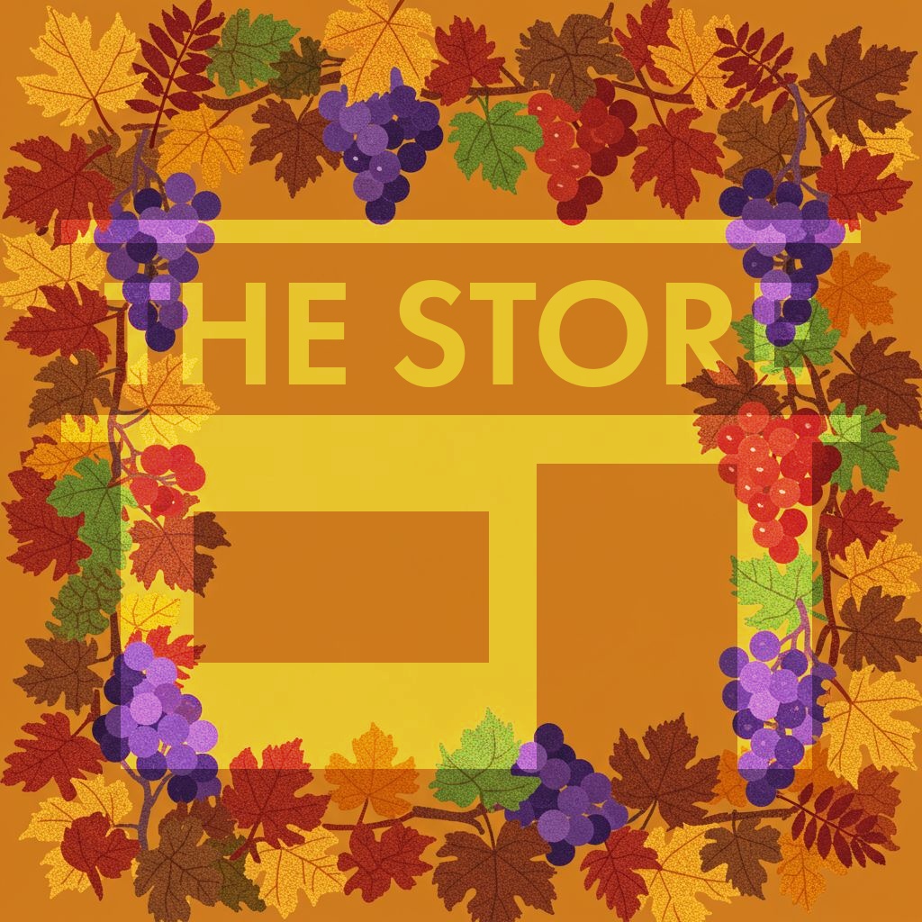 【イラスト素材】秋のフレーム