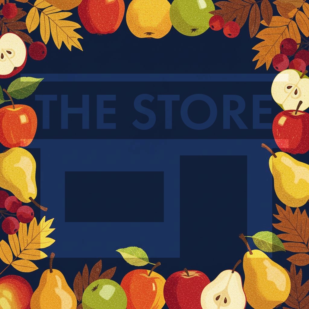 【イラスト素材】秋のフレーム