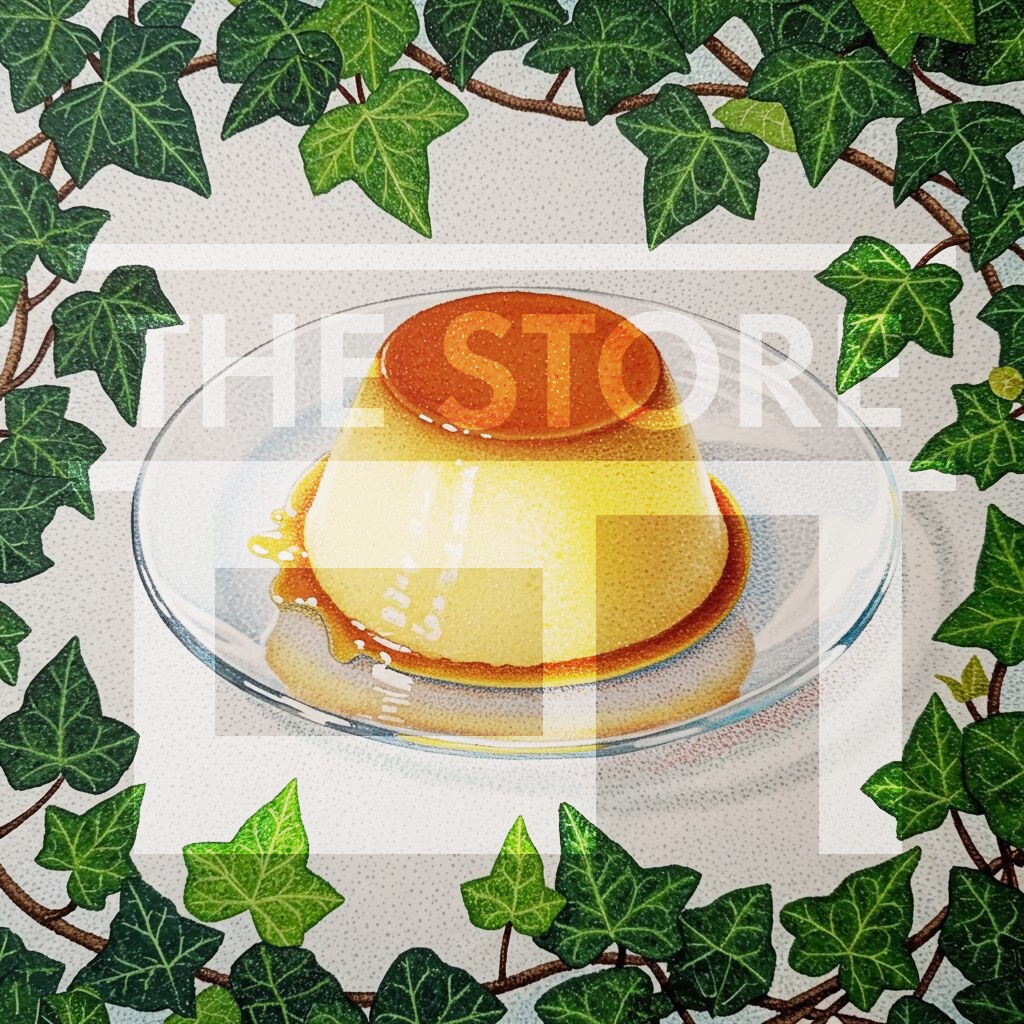 【イラスト素材】点描風のスイーツ