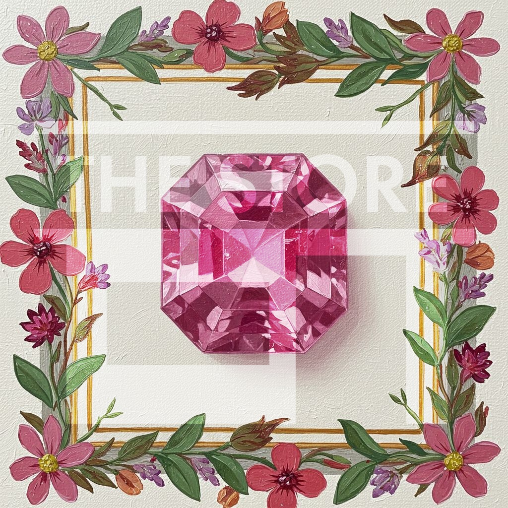 【イラスト素材】10月の誕生石