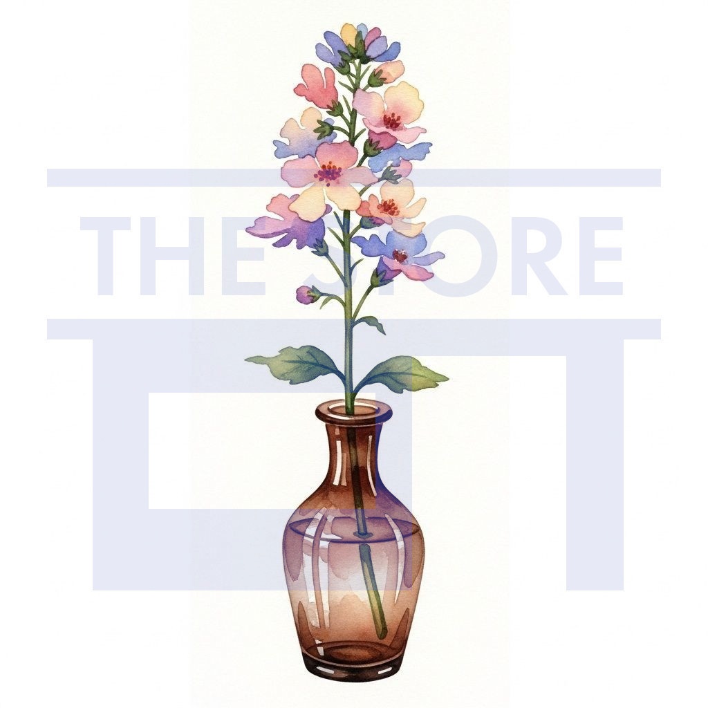 【イラスト素材】一輪の花