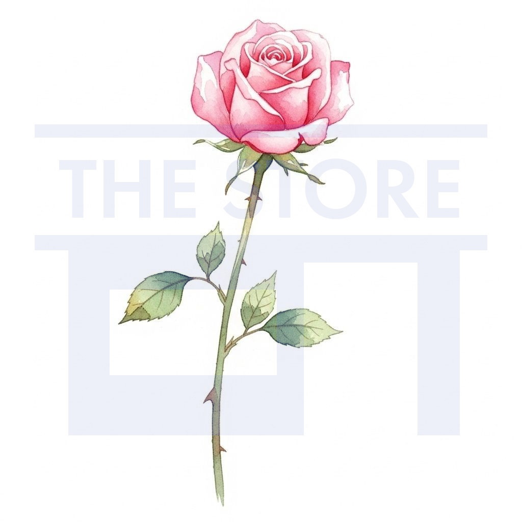 【イラスト素材】一輪の花