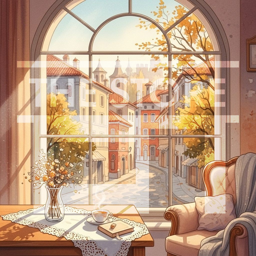 【イラスト素材】秋の水彩風イラスト