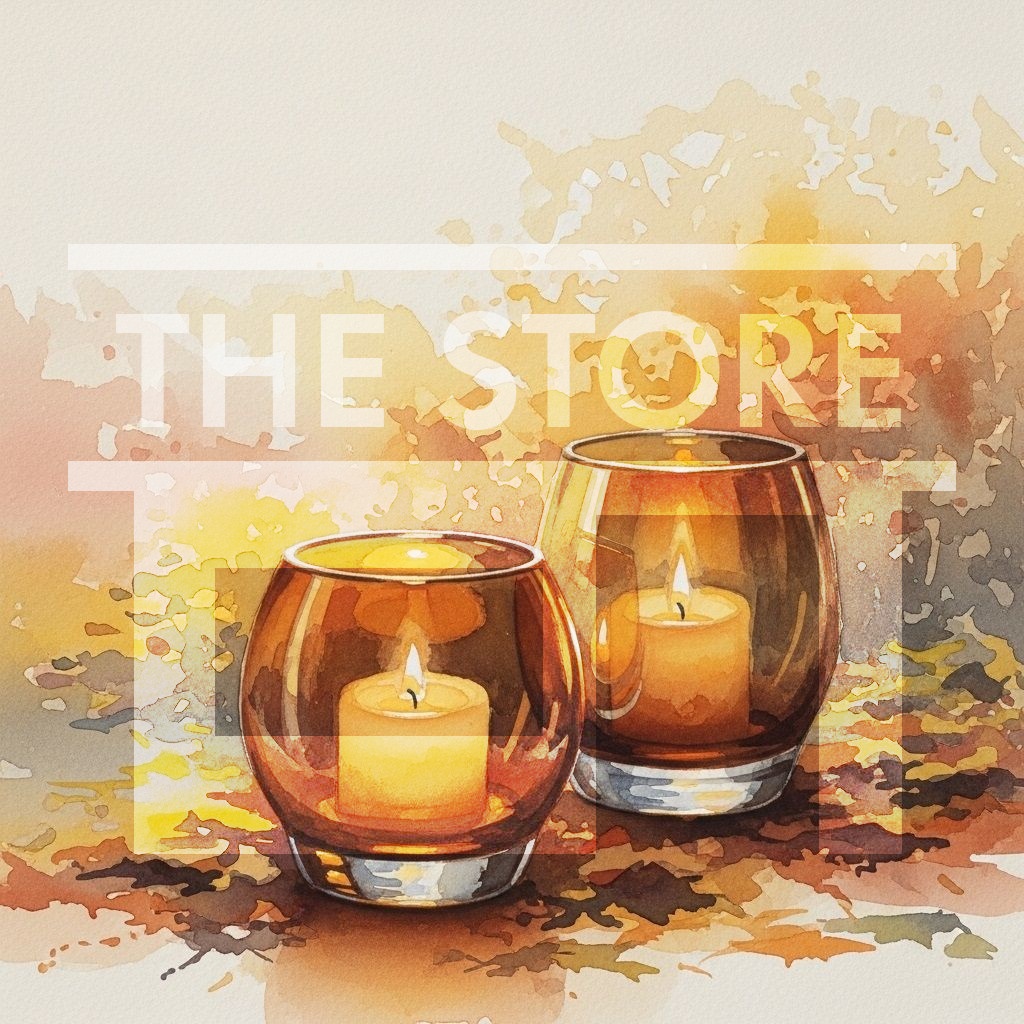 【イラスト素材】秋の水彩風イラスト