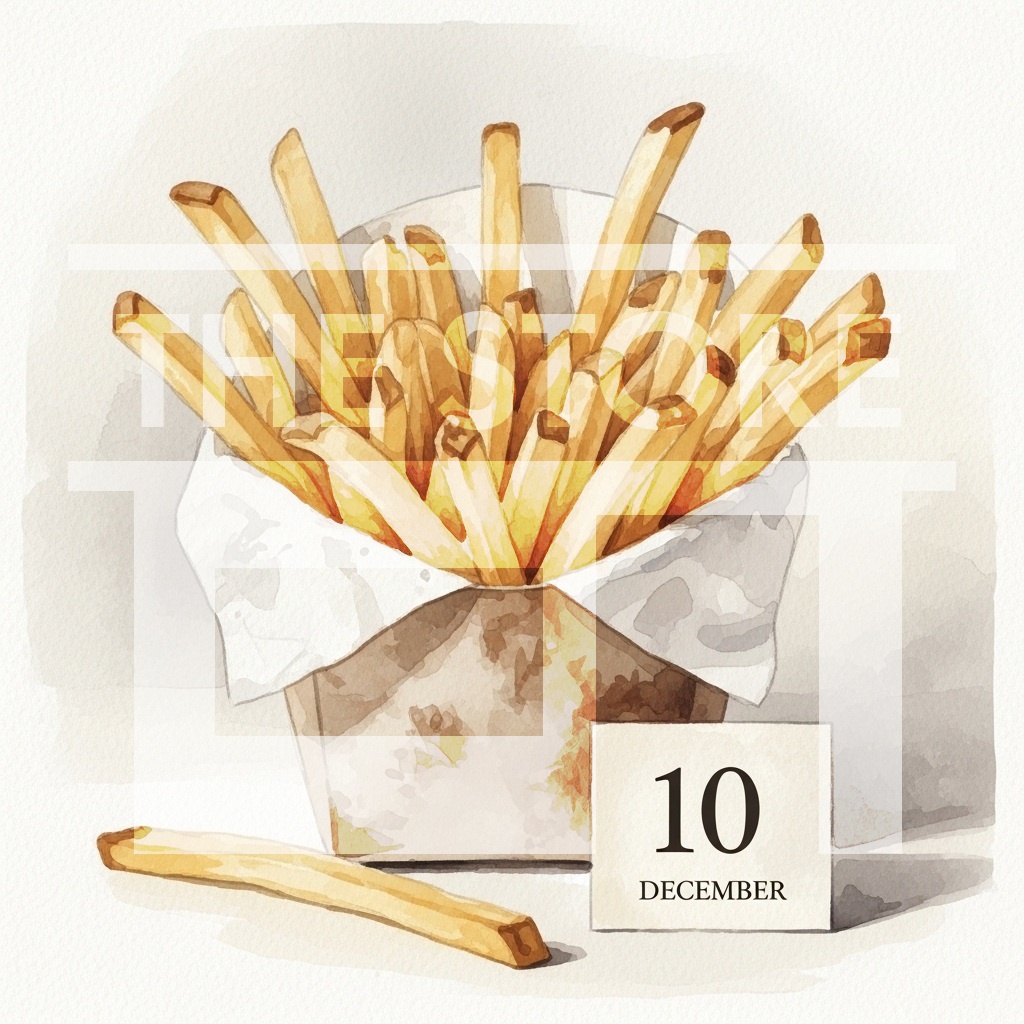 【イラスト素材】12月の日めくりイラスト